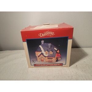Lemax Dickensvale Collectible Porcelain Bedford Tailor House Lights Up 1993